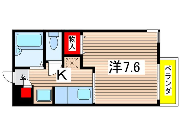 ベルグランデ川名の物件間取画像